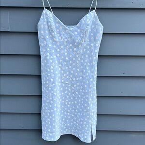Hello Molly Light Blue Floral Slip Dress